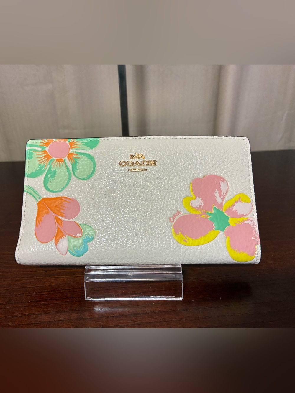 Coach Dreamy Land Floral Leather wallet